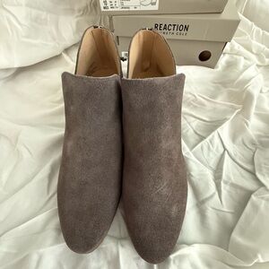 Kenneth Cole Reaction Women's Taupe Suede Ankle Booties